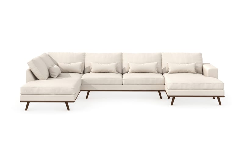 Copenhagen Stor U Sofa Divan Høyre Sjeselong Venstre - Lys Beige - Møbler - Sofaer - U-sofa