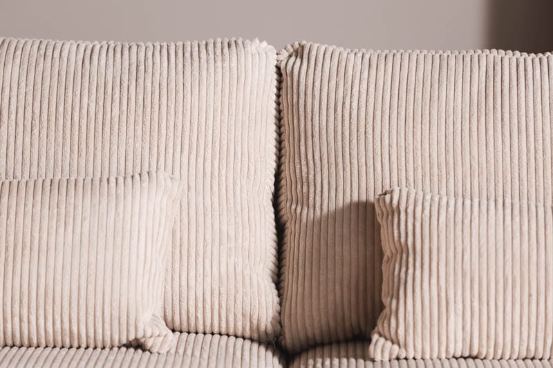 Copenhagen U-Sofa Cordfløyel - Beige - U-sofa