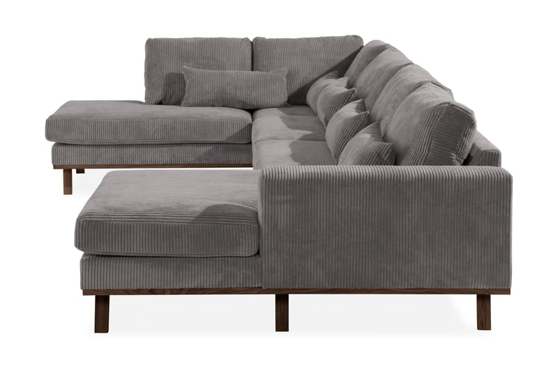 Copenhagen U-Sofa Cordfløyel - Grå - Møbler - Sofaer - U-sofa