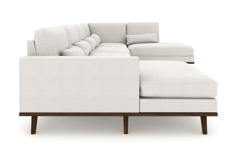 Copenhagen U Sofa Divan Høyre Sjeselong Venstre 301 cm bred - Lin / Beige - Møbler - Sofaer - U-sofa