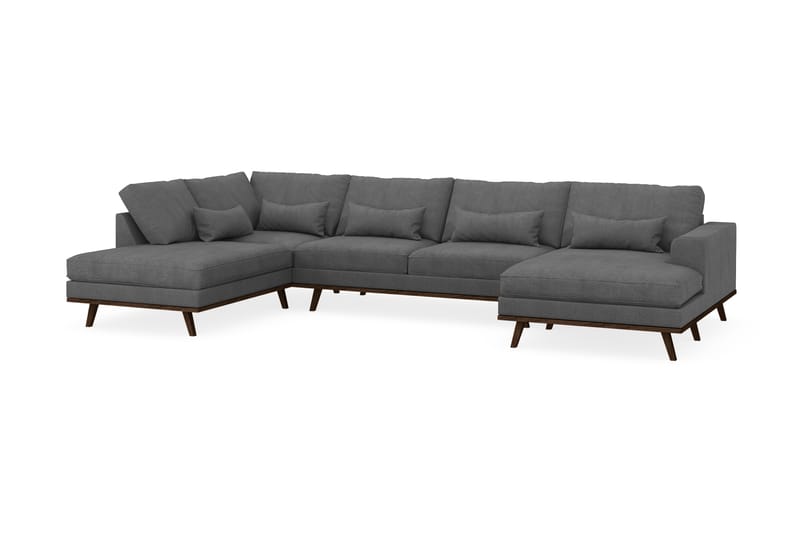 Copenhagen U-Sofa Lin - Grå - U-sofa