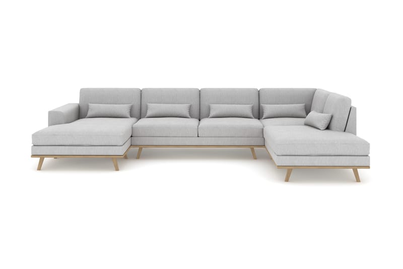 Copenhagen U-Sofa Lin - Grå - Møbler - Sofaer - U-sofa