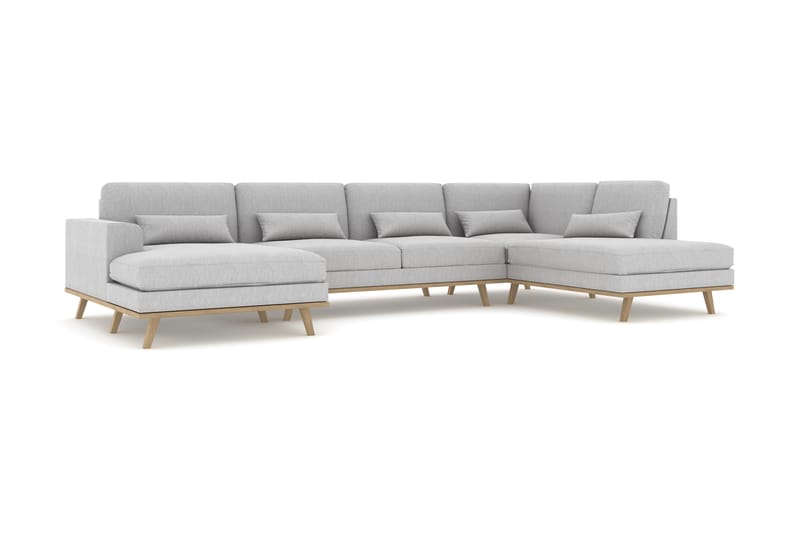 Copenhagen U-Sofa Lin - Grå - Møbler - Sofaer - U-sofa