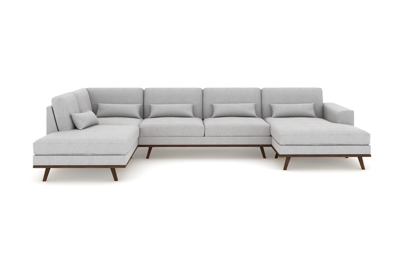 Copenhagen U-Sofa Lin - Grå - Møbler - Sofaer - U-sofa