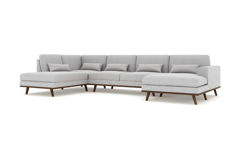 Copenhagen U-Sofa Lin - Grå - Møbler - Sofaer - U-sofa