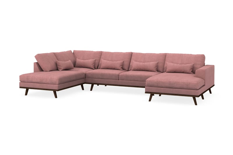 Copenhagen U-Sofa Lin - Lyserød - Møbler - Sofaer - U-sofa