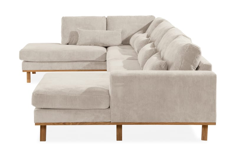 Copenhagen U Sofa Manchester Divan Høyre Sjeselong Venstre - Lys Beige - Møbler - Sofaer - U-sofa