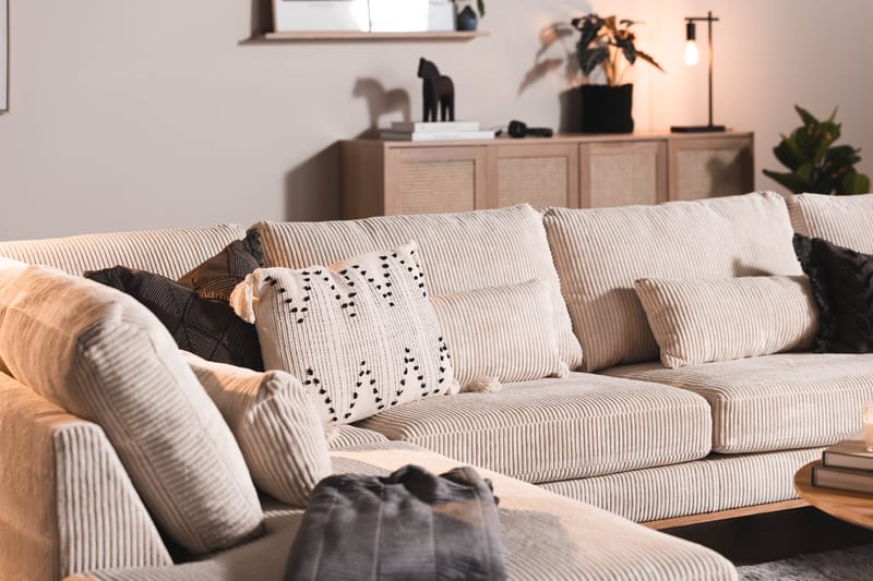 Copenhagen U Sofa Manchester Divan Høyre Sjeselong Venstre - Lys Beige - Møbler - Sofaer - U-sofa