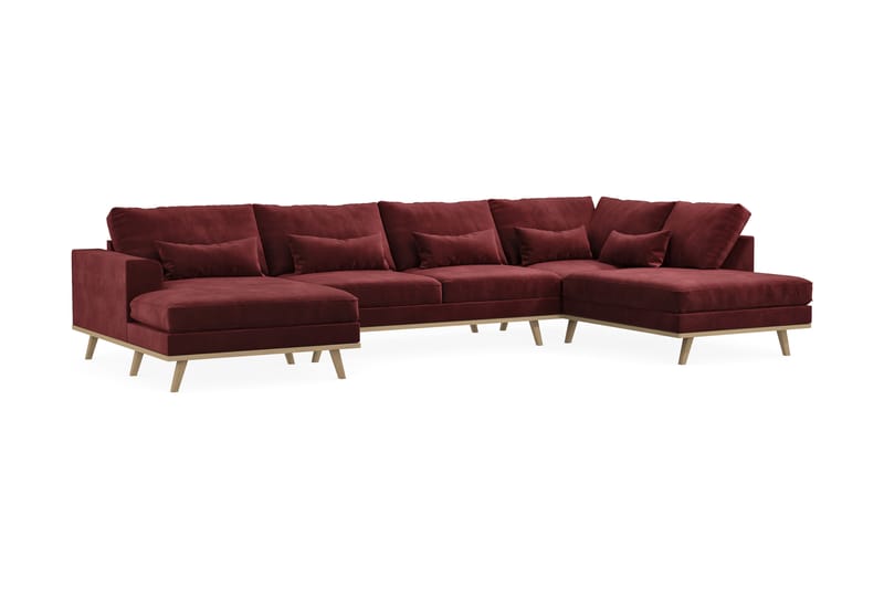 Copenhagen U-sofa - Rød - Møbler - Sofaer - U-sofa