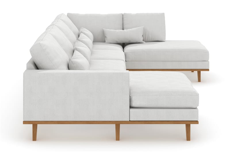 Copenhagen U-Soffa - Hvit/Eik - Møbler - Sofaer - U-sofa