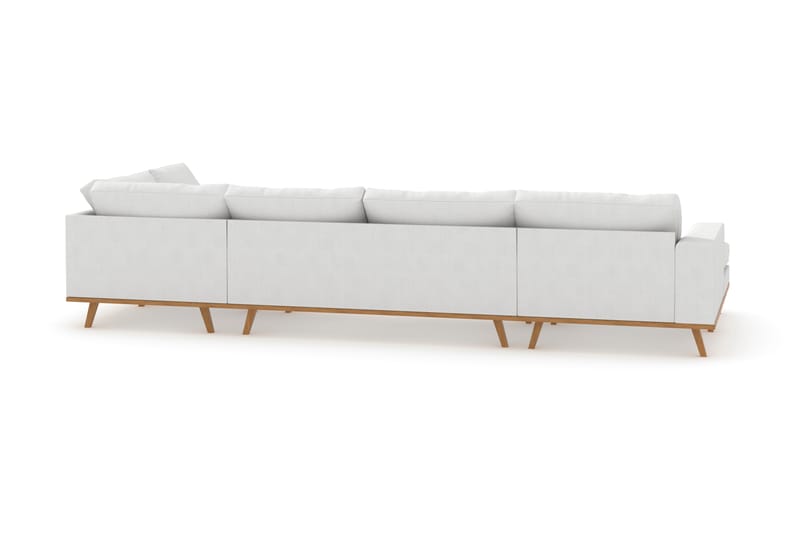 Copenhagen U-Soffa - Hvit/Eik - Møbler - Sofaer - U-sofa