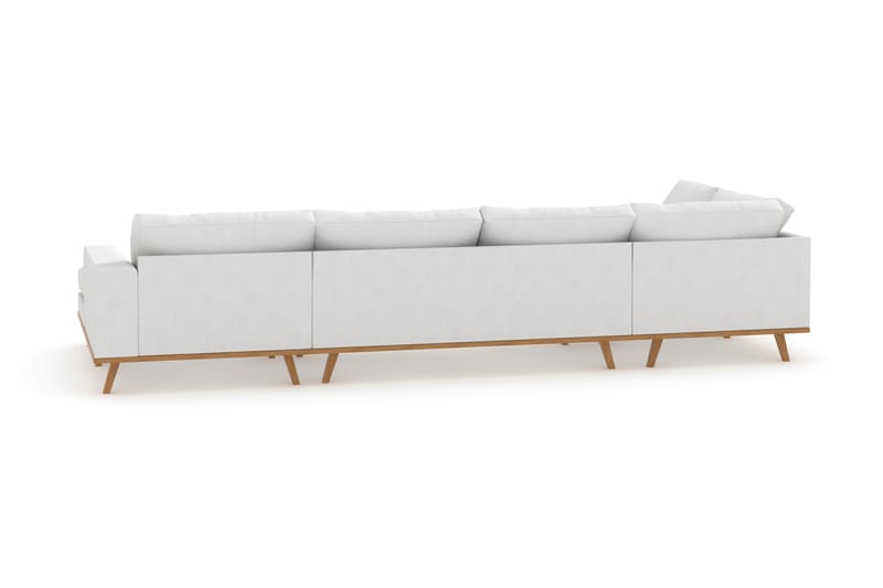 Copenhagen U-Soffa - Hvit/Eik - Møbler - Sofaer - U-sofa