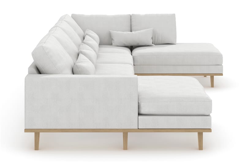 Copenhagen U-Soffa - Hvit/Eik - Møbler - Sofaer - U-sofa