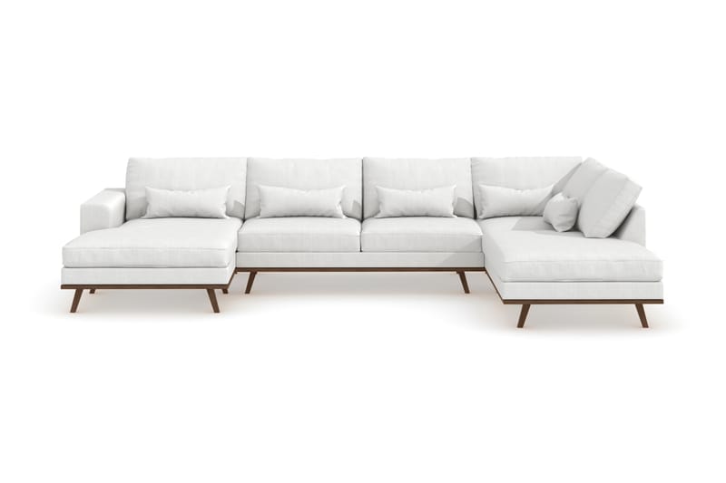 Copenhagen U-Soffa - Hvit/Eik - Møbler - Sofaer - U-sofa