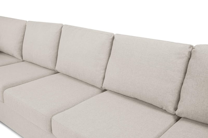 Crazy Stor U-sofa XL Divan Høyre, Sjeselong Høyre - Beige - Møbler - Sofaer - U-sofa