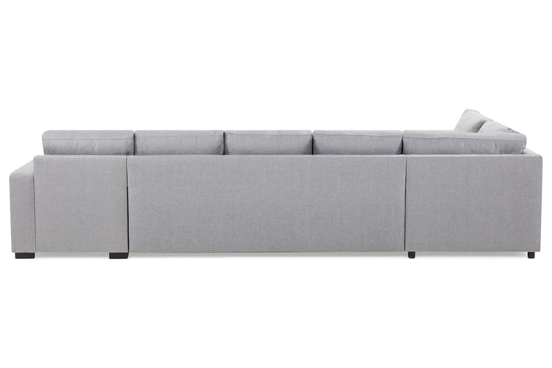 Crazy Stor U-sofa XL Divan Høyre, Sjeselong Venstre - Lysgrå - Møbler - Sofaer - U-sofa