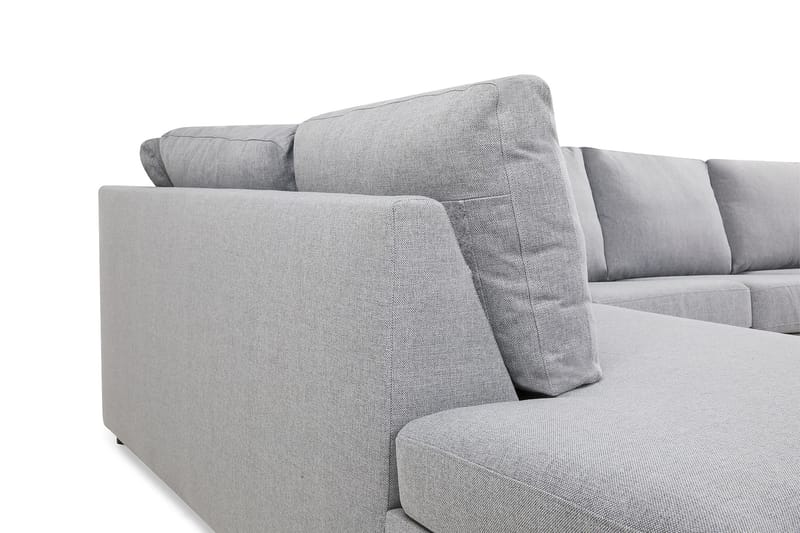 Crazy Stor U-sofa XL Divan Høyre, Sjeselong Venstre - Lysgrå - Møbler - Sofaer - U-sofa