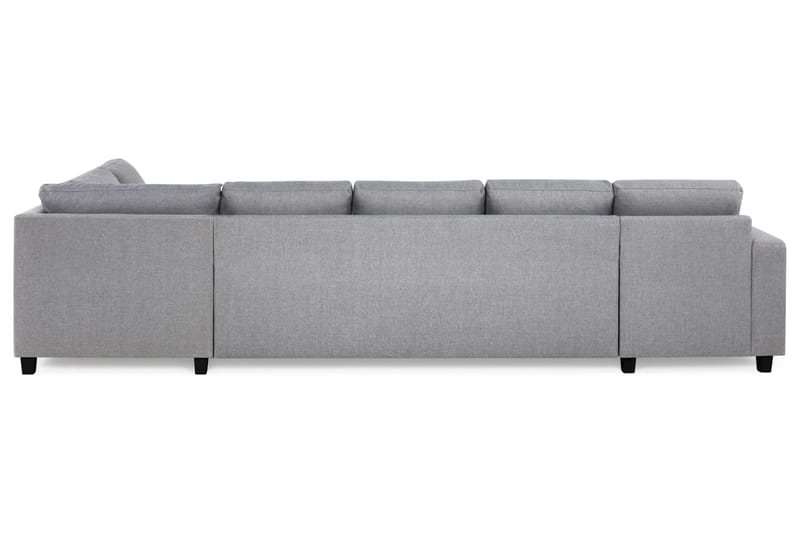 Crazy Stor U-sofa XL Divan Venstre, Sjeselong Høyre - Lysgrå - Møbler - Sofaer - U-sofa