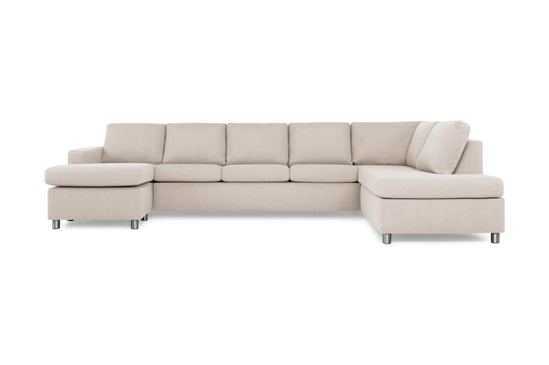 Crazy Stor U-sofa XL Divan Venstre - Beige - Møbler - Sofaer - U-sofa