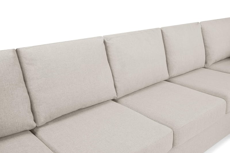 Crazy Stor U Sofa XL Divan Venstre Sjeselong Høyre - Beige - Møbler - Sofaer - U-sofa