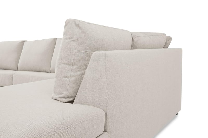 Crazy Stor U Sofa XL Divan Venstre Sjeselong Høyre - Beige - Møbler - Sofaer - U-sofa