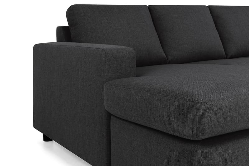 Crazy Stor U-sofa XXL Divan Venstre, Sjeselong Høyre - Antrasitt - Møbler - Sofaer - U-sofa