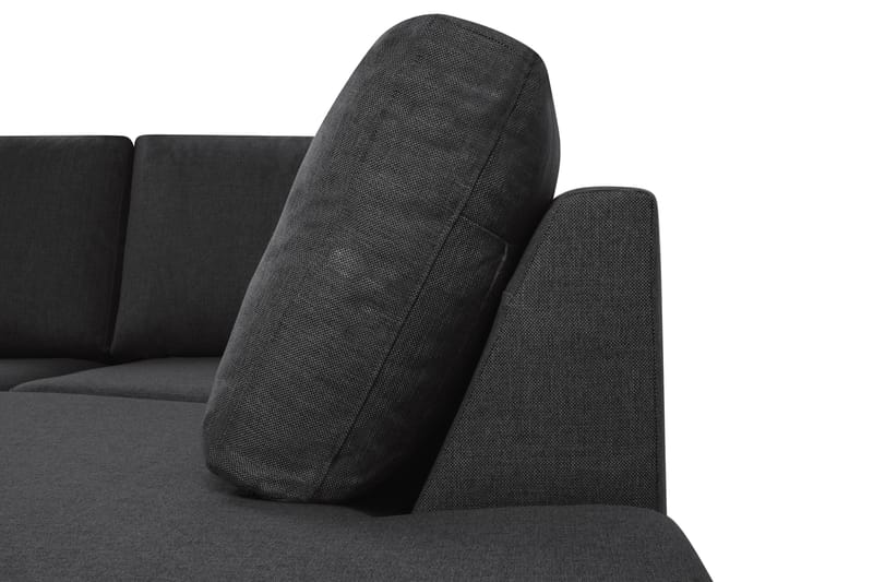 Crazy Stor U-sofa XXL Divan Venstre, Sjeselong Høyre - Antrasitt - Møbler - Sofaer - U-sofa