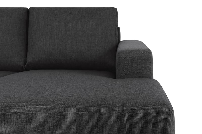 Crazy Stor U-sofa XXL Sjeselong Høyre 407 cm Bred - Antrasitt - Møbler - Sofaer - U-sofa