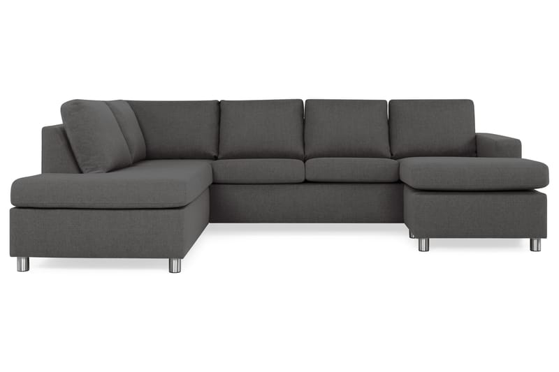 Crazy U-sofa Large Divan H�øyre - Mørkegrå - Møbler - Sofaer - U-sofa