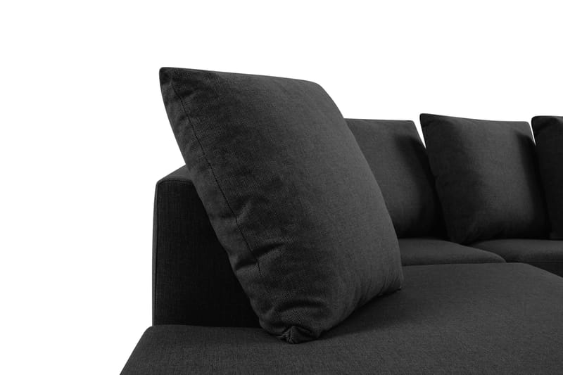 Crazy U-sofa Small Divan Høyre inkl. Konvoluttputer - Svart - Møbler - Sofaer - U-sofa