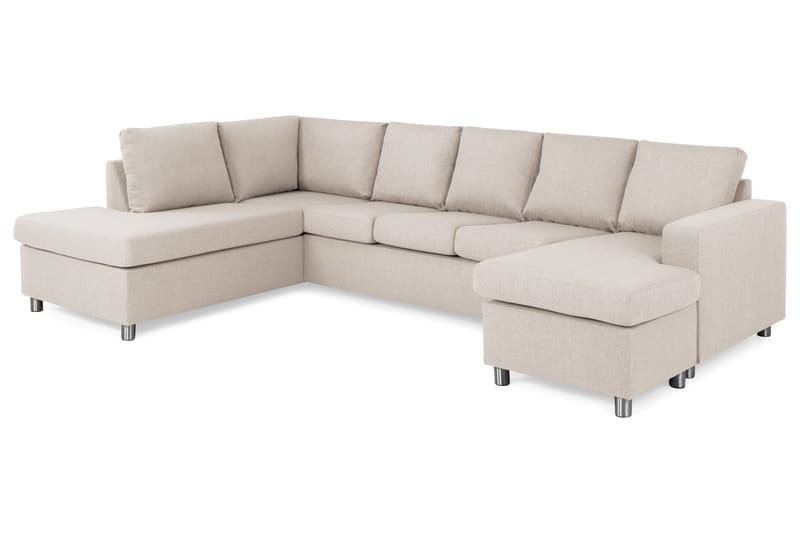 Crazy U-sofa XL Divan Høyre - Beige - Møbler - Sofaer - U-sofa