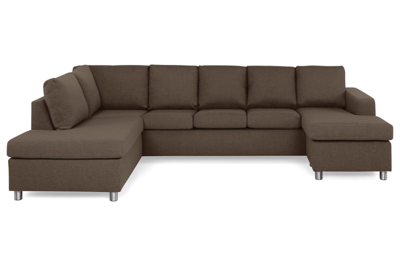 Crazy U-sofa XL Divan Høyre - Brun - Møbler - Sofaer - U-sofa