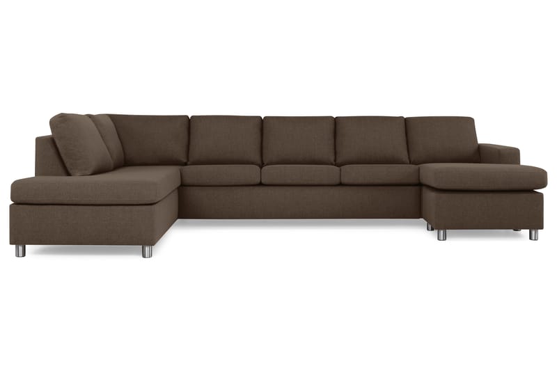 Crazy U-sofa XL Divan Høyre - Brun - Møbler - Sofaer - U-sofa