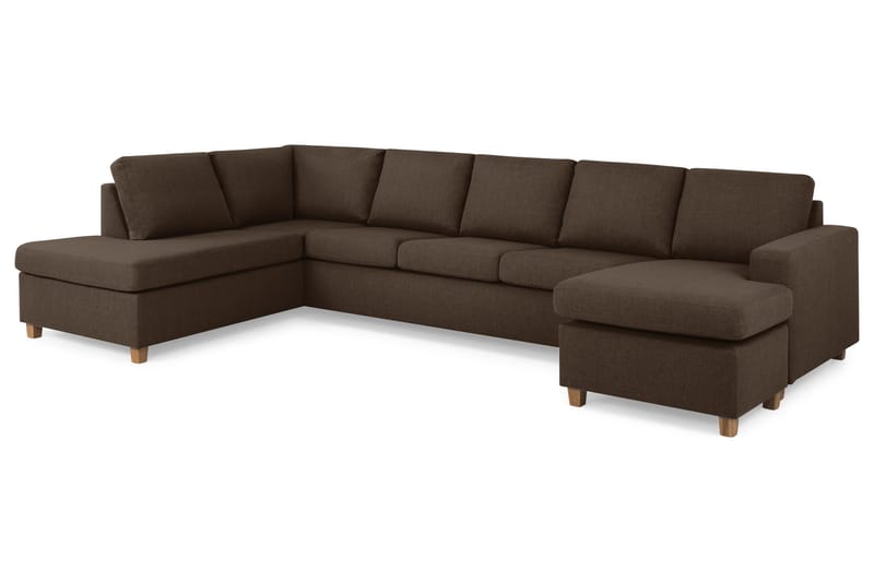 Crazy U-sofa XL Divan Høyre - Brun - Møbler - Sofaer - U-sofa