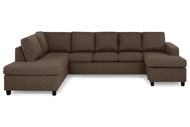 Crazy U-sofa XL Divan Høyre - Brun - Møbler - Sofaer - U-sofa