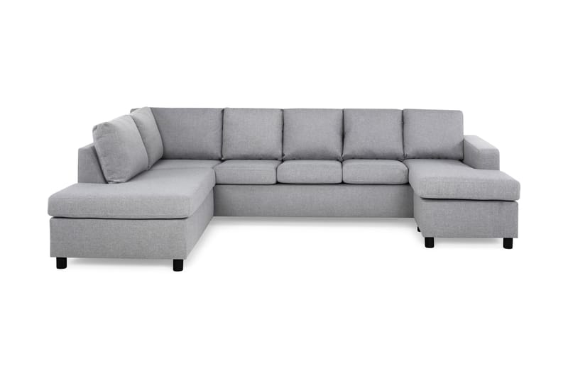 Crazy U-sofa XL Divan Høyre - Lysegrå - Møbler - Sofaer - U-sofa