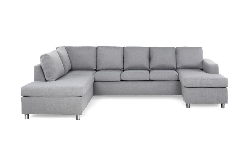 Crazy U-sofa XL Divan Høyre - Lysegrå - Møbler - Sofaer - U-sofa