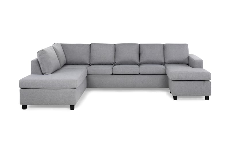 Crazy U-sofa XL Divan Høyre - Lysegrå - Møbler - Sofaer - U-sofa