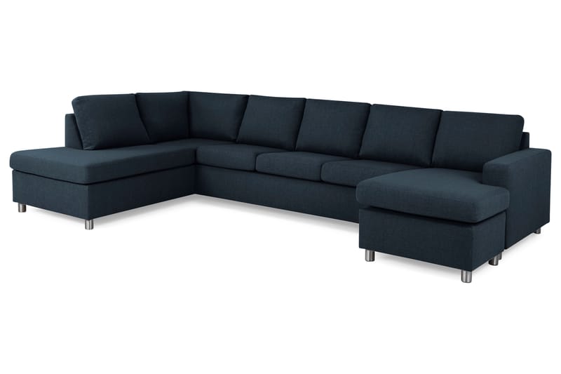 Crazy U-sofa XL Divan Høyre - Mørkeblå - Møbler - Sofaer - U-sofa