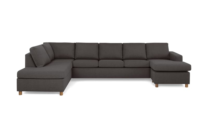 Crazy U-sofa XL Divan Høyre - Mørkegrå - Møbler - Sofaer - U-sofa