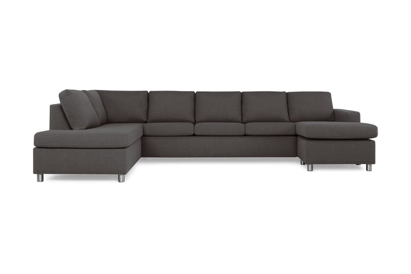 Crazy U-sofa XL Divan Høyre - Mørkegrå - Møbler - Sofaer - U-sofa