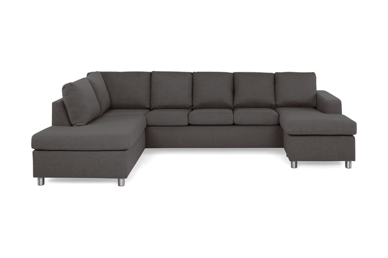 Crazy U-sofa XL Divan Høyre - Mørkegrå - Møbler - Sofaer - U-sofa