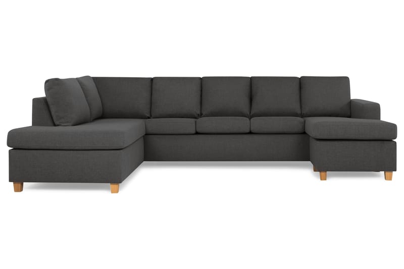 Crazy U-sofa XL Divan Høyre - Mørkegrå - Møbler - Sofaer - U-sofa