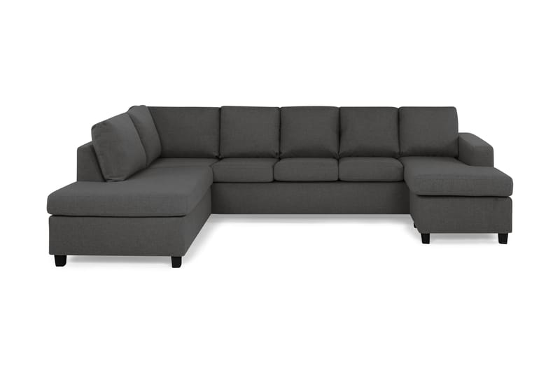 Crazy U-sofa XL Divan Høyre - Mørkegrå - Møbler - Sofaer - U-sofa