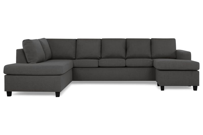 Crazy U-sofa XL Divan Høyre - Mørkegrå - Møbler - Sofaer - U-sofa