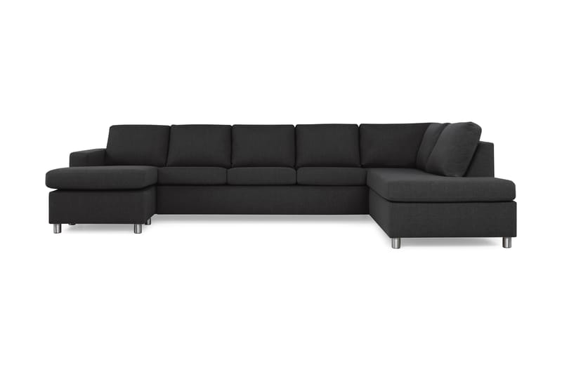 Crazy U-sofa XL Divan Venstre - Antrasitt - Møbler - Sofaer - U-sofa