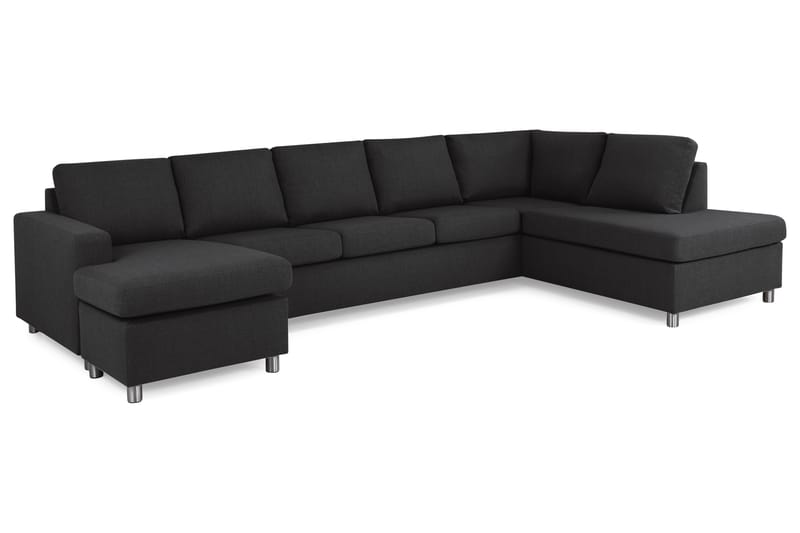 Crazy U-sofa XL Divan Venstre - Antrasitt - Møbler - Sofaer - U-sofa