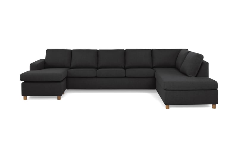 Crazy U-sofa XL Divan Venstre - Antrasitt - U-sofa