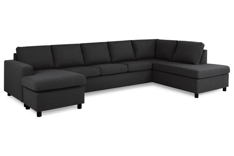 Crazy U-sofa XL Divan Venstre - Antrasitt - Møbler - Sofaer - U-sofa