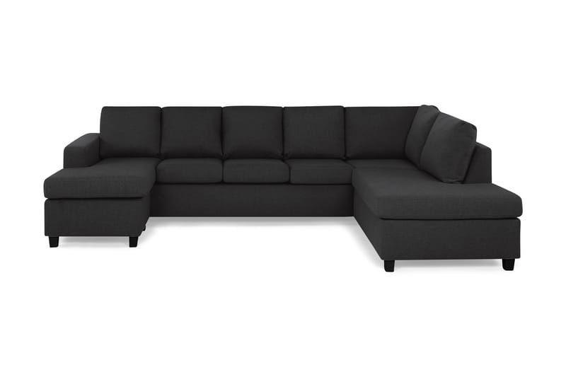 Crazy U-sofa XL Divan Venstre - Antrasitt - Møbler - Sofaer - U-sofa